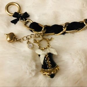Betsey Johnson Jewelry - Betsey Johnson Charm Bracelet gold with Corset Betsey Johnson Jewelry - Betsey Johnson Charm Bracelet gold with Corset